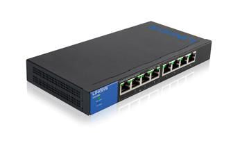 Linksys 8 Port UNMANAGED Desktop Gigabit Poe+Switch LGS108P UK - eBuy UAE